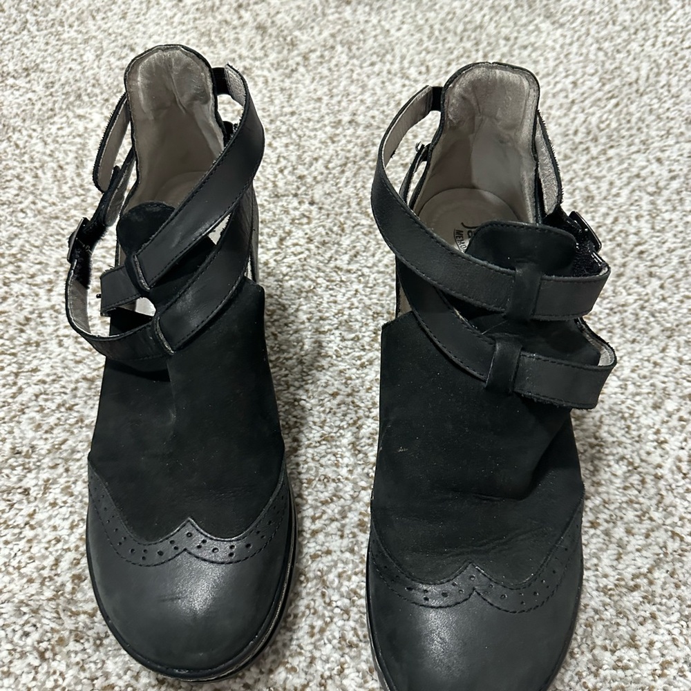 Black JAMBAU ankle boots